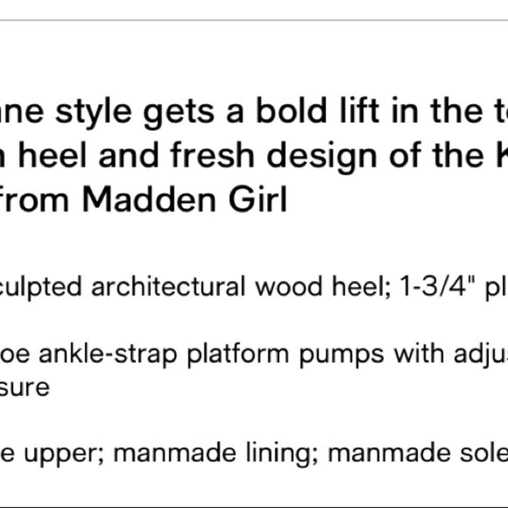 Mary Jane platform - Picture 2 of 2